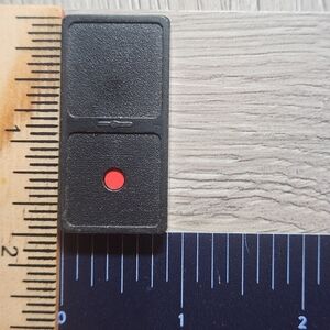 Blank 1 Vintage Whitman Replacement Domino Large Black Plastic Color Dots Domino